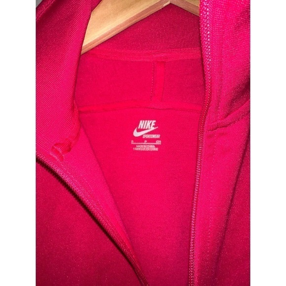 Nike Jacket Womens S Pink & Black Dri-Fit Full Zip Long Sleev - Picture 3 of 4